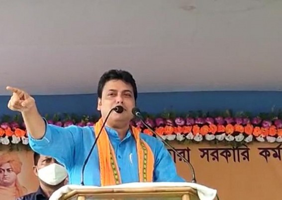 Amid Section 144, CM attended a Rally in Agartala